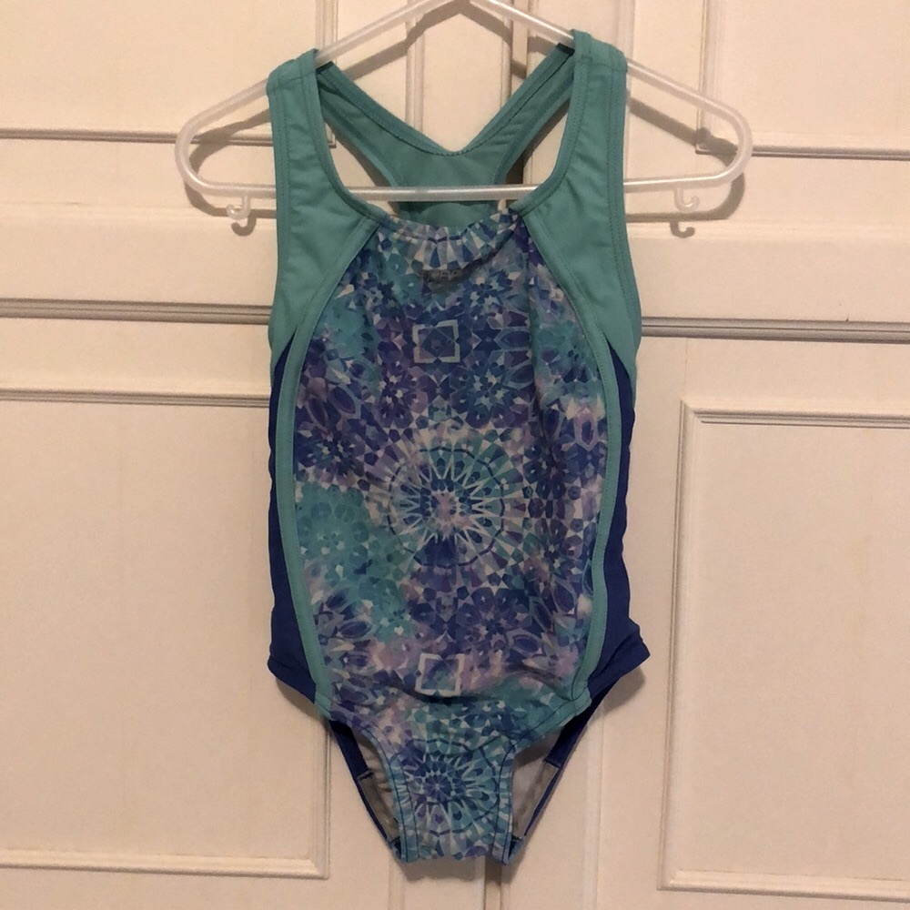 Speedo Aqua and Blue Swimsuit